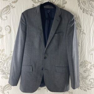 ] Crew Ludlow Traveler‎ Tollegno
1900 Wool Sport Coat Blazer Mens
38R Grey READ